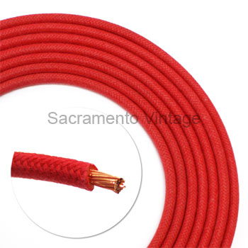 [17666] VINTAGE WIRE 10 GA RED 10 FT ROLL