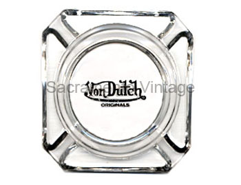 [02663-9019] VON DUTCH ASH TRAY- GLASS -Licensed Product-