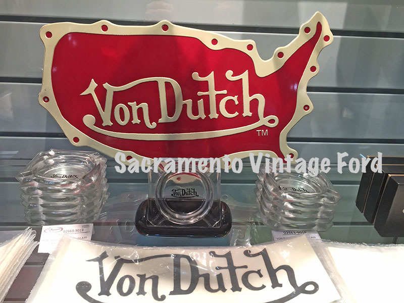 [02663-9045] VON DUTCH METAL SIGN- CUTOUT MAP licensed product - limited