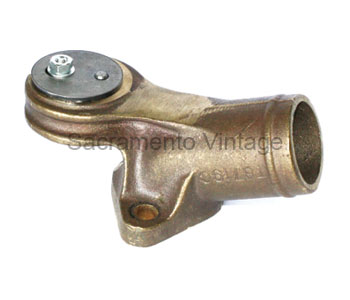 [03676-1] WATER OUTLET / FAN BRACKET ON HEAD 1926-27 INCLUDES FAN ECCENTRIC