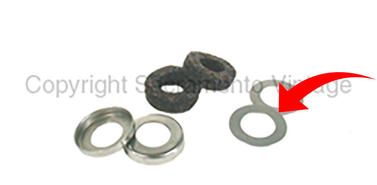 [00469-13] WATER PUMP BEARING / STEEL FLAT WASHERS 1928-34