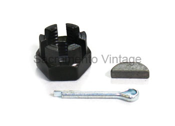 [00476] WATER PUMP NUT, KEY & COTTER FOR FAN BLADE 1928-34