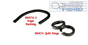 [00474-2] WATER PUMP PACKING rope style 1928-1934