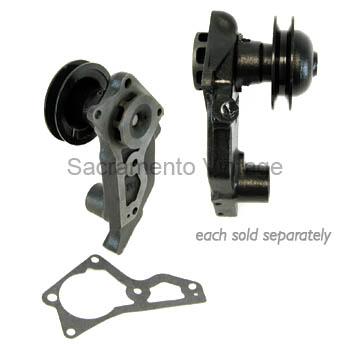 [497690] WATER PUMP- (R) Car 1949 Wide Belt 5/8 - Bearing / Ceramic Seals