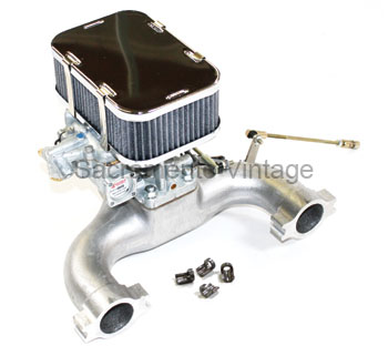 [00394-11] WEBER CARBURETOR & MANIFOLD KIT  (USE W/HEADERS) 1928-31