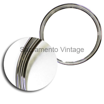 [495067] WHEEL BEAUTY TRIM RING 15" WAVE STYLE MERC, OLDS, BUICK POLISHED STAINLESS