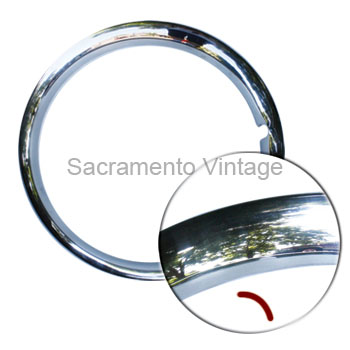 [05062-1] WHEEL TRIM RING- 15 smooth/convex Stainless