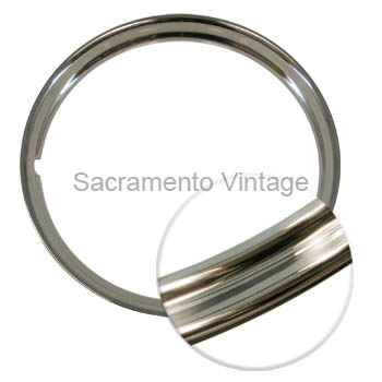 [05064] WHEEL TRIM RING- Stainless/smooth 14 inch