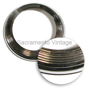 [05063] WHEEL TRIM RING- stainless/ribbed 15in