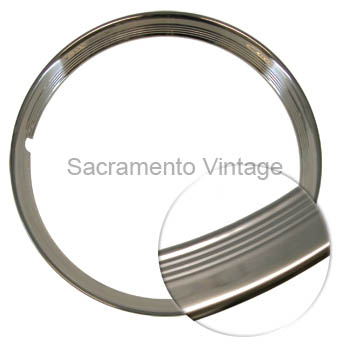 [05060] WHEEL TRIM RING- stainless/ribbed 16in