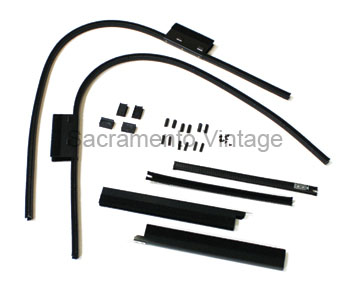 [06318-14] DOOR GLASS CHANNEL KIT- W/ FORWARD HANDLE (FH) FORDOR SEDAN 1934