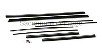 [06318-34-3] DOOR GLASS CHANNEL KIT- convertible 1940
