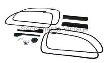 [06318-32-1] DOOR GLASS CHANNEL KIT- FRONT COUPE & FORDOR 1937-39