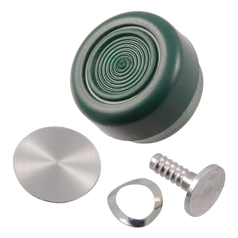 [208557-3] WINDOW HANDLE KNOB- GREEN 1968-72