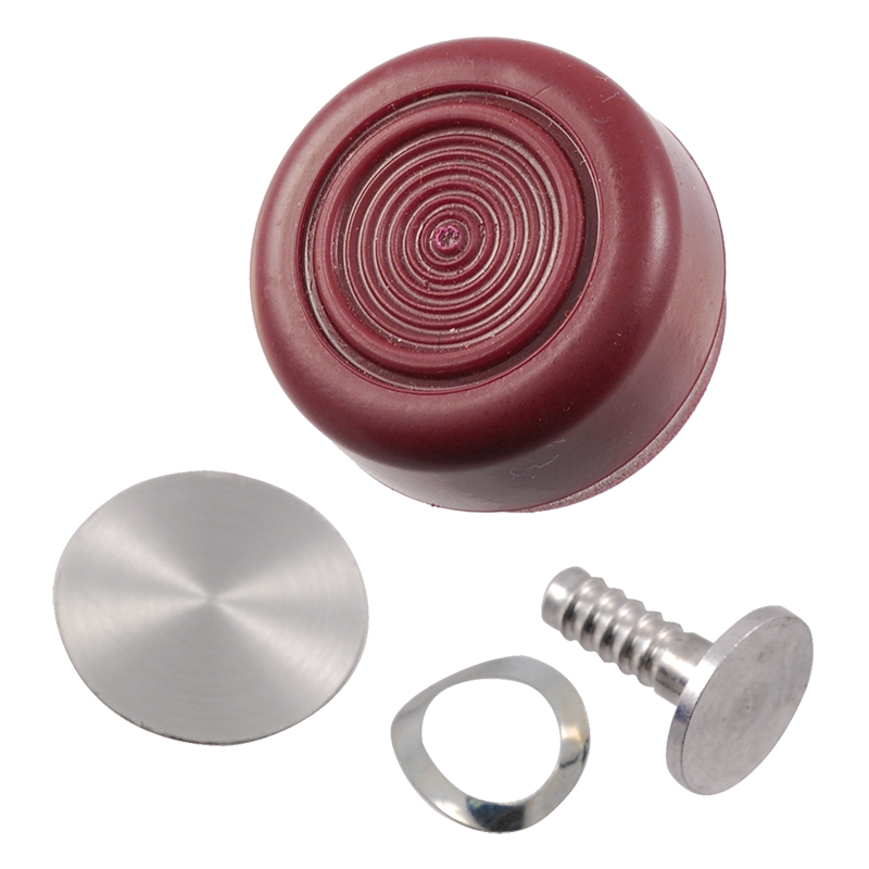 [208557-4] WINDOW HANDLE KNOB- MAROON 1968-72