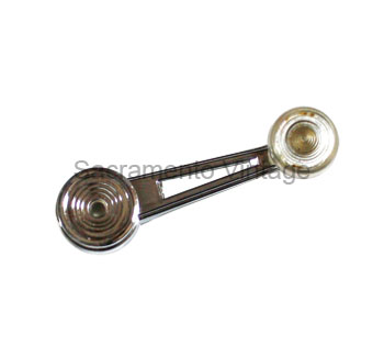 [208554-1] WINDOW HANDLE W/CLEAR KNOB IMPORT 73-79
