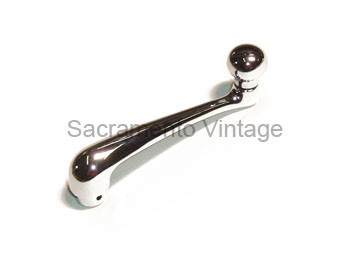 [06312] WINDOW HANDLE- CHROME CLOSED CARS 1931-32