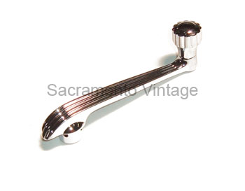[06313-1] WINDOW HANDLE- chrome/chrome CLOSED CARS 1937