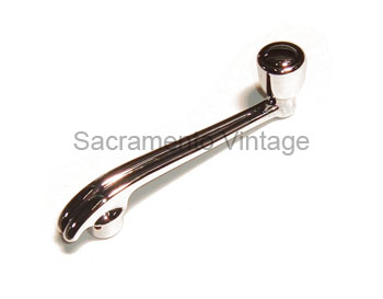 [06313-2] WINDOW HANDLE- chrome/chrome 1938-40