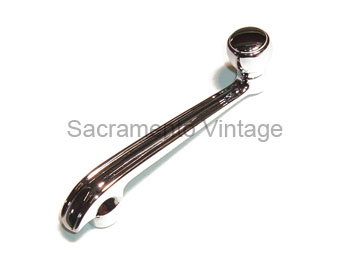 [06314-28] WINDOW HANDLE- chrome/chrome 1938-47 pu