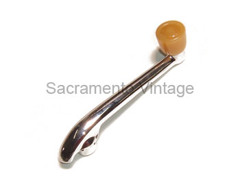 [06314-22] WINDOW HANDLE- chrome/light yellow 1939