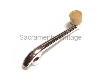 [06314-24] WINDOW HANDLE- chrome/sand standard 40