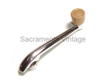 [06314-31] WINDOW HANDLE- chrome/tan 1941