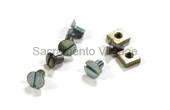 [00869] WINDSHIELD FRAME SCREW KIT 1928-31 JOINS TOP TO BOTTOM CLOSED CARS