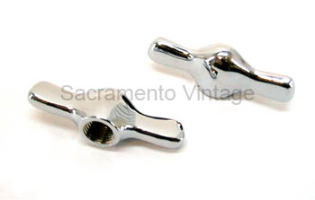 [00859] WINDSHIELD WINGNUT- 1923-34 chrome