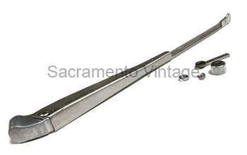 [08203] WINDSHIELD WIPER ARM- HEAVY DUTY 1961-89 F100  SATIN FINISH 12 INCH USE BAYONET BLADE