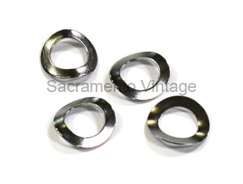[00865-6] WINDWING BRACKET TENSION WASHERS OPEN CARS (4) 1928-31 SPRING TYPE