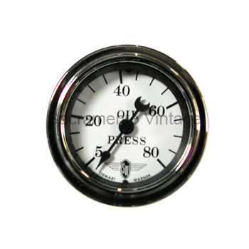 [13069-5-1] WINGS OIL PRESSURE- White 80# Mechanical - Stewart-Warner