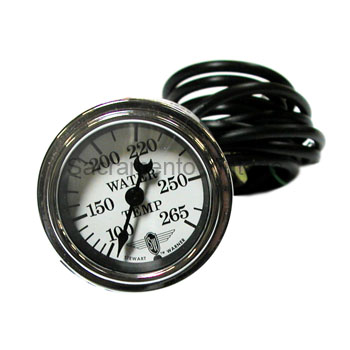 [13069-5-72] WINGS WATER TEMP- White 72 inch Mechanical - Stewart-Warner
