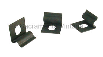 [00887-5] WIPER HOSE TO HEADER CLIPS CLOSED 1928-31 SET OF 3
