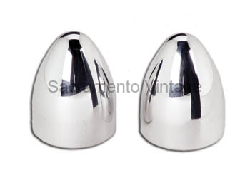 [13008-6] WIPER POST COVERS BULLET STYLE POLISHED