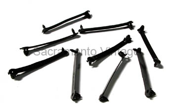 [08060] WIRE HARNESS STRAPS- black (set of 10)