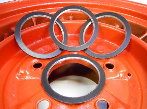 [05199-9] WIRE WHEEL SUPPORT RING SET- ON WHEEL- 1932-35 WIRES ON 1940-48 DRUMS (4)
