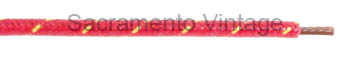 [60C-12-214] WIRE- 12 GA COTTON- RED W/1 YELLOW