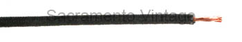 [60C-14-077] WIRE- 14 GAUGE COTTON- BLACK