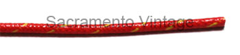 [60C-14-214] WIRE- 14 GAUGE COTTON- RED W/YELLOW TRACER