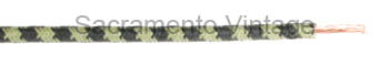 [60C-14-580] WIRE-14 GA COTTON-GREEN BLACK 50/50