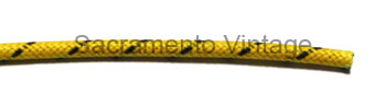 [60C-14-410] WIRE-14 GA COTTON-YELLOW W/1 BLACK TRACER