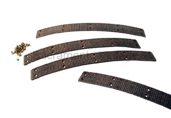 [00134] BRAKE LINING- WOVEN 1928-31 4 PCS FOR 2 WHEELS