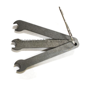 [03394-2] WRENCH SET (3) FOR ADJUSTABLE TAPPETS - THIN DESIGN 1909-27