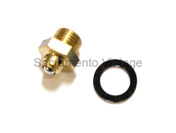 [00513-5] ZENITH FLOAT VALVE- 1928-31 VITON SEAL W/ SINGLE BALL STYLE