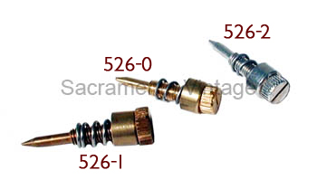 [00526-1] ZENITH IDLE MIXTURE SCREW 1928-29 BRASS WITH CAP AND SPRING