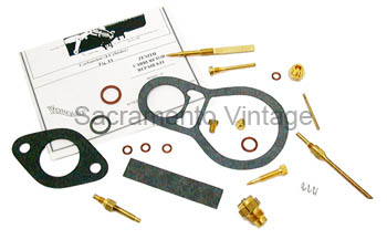 [00511] ZENITH CARBURETOR KIT Model 1,2,3 1928-31 REPAIR KIT