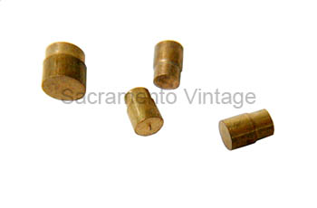 [00526-4] ZENITH BRASS PASSAGE PLUGS (4) 1928-31