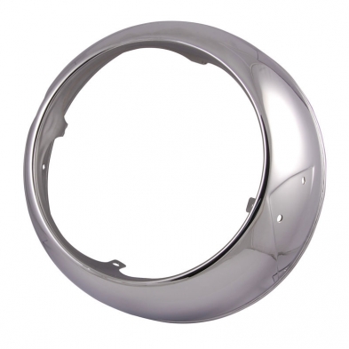 [497686-4] CENTER GRILLE ORNAMENT 'RING'-  CHROME 1950 PASSENGER