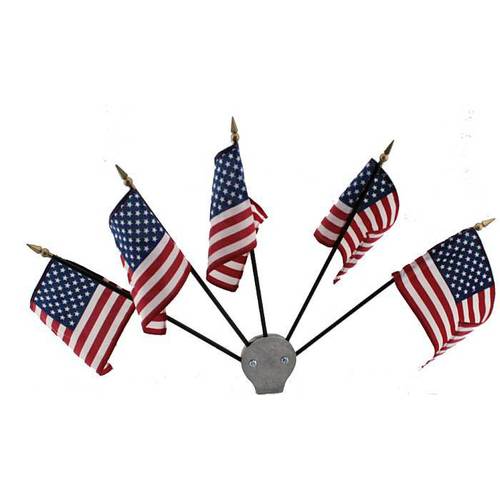 [09389-6] FLAG SET & BRACKET FOR MOTOR METER-  1909-31  Includes 5 flags.